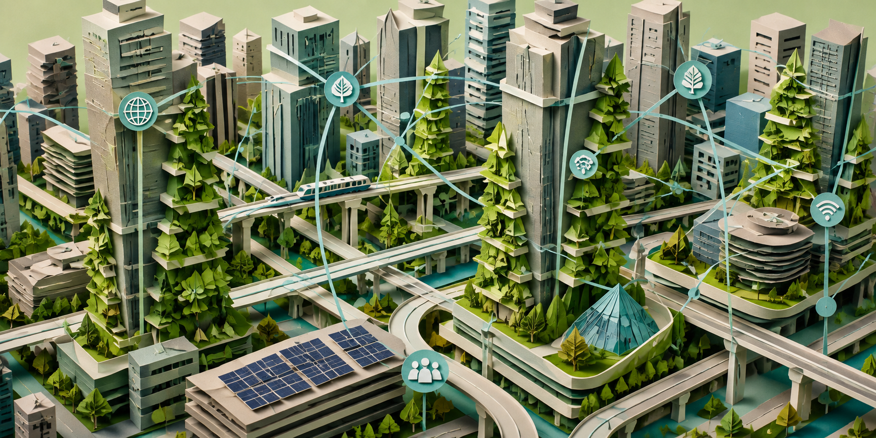 A conceptual sustainable smart city with connected infrastructure