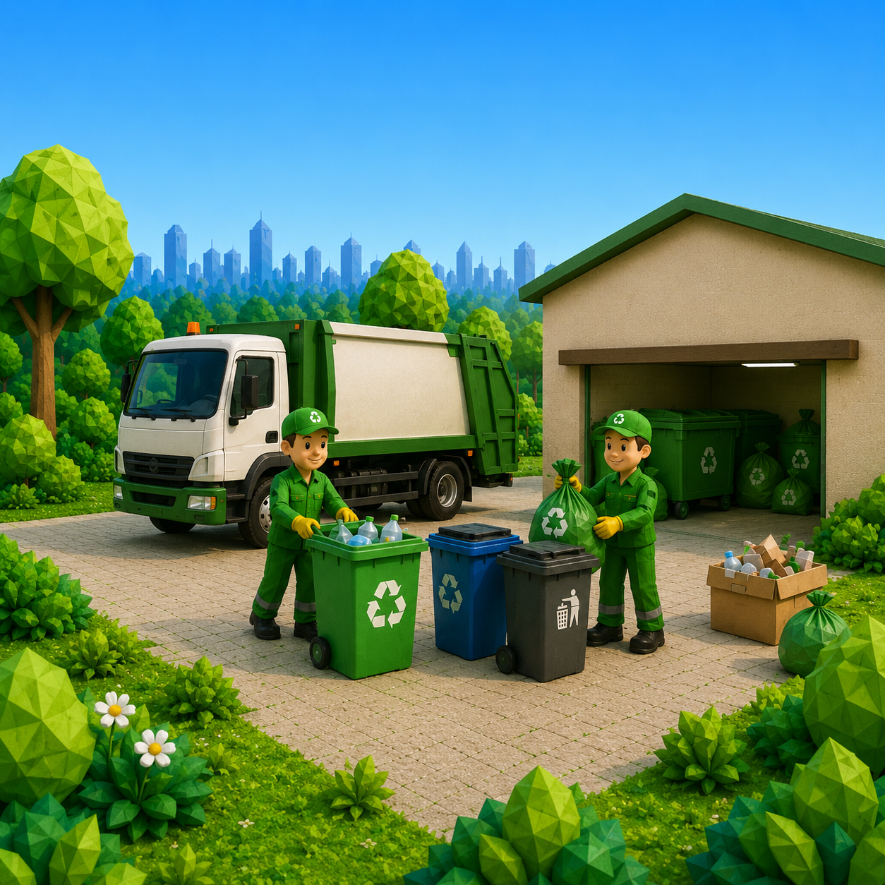 Waste Management Partner illustration